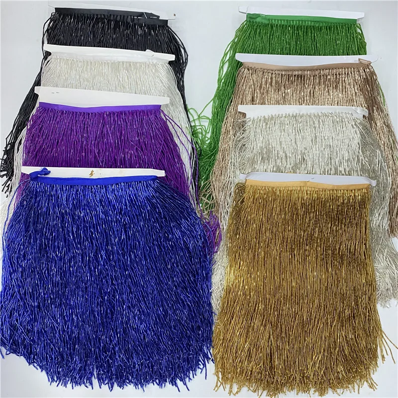 Beaded Trim Fringe - 5 metri/lotto bella finiture perline di