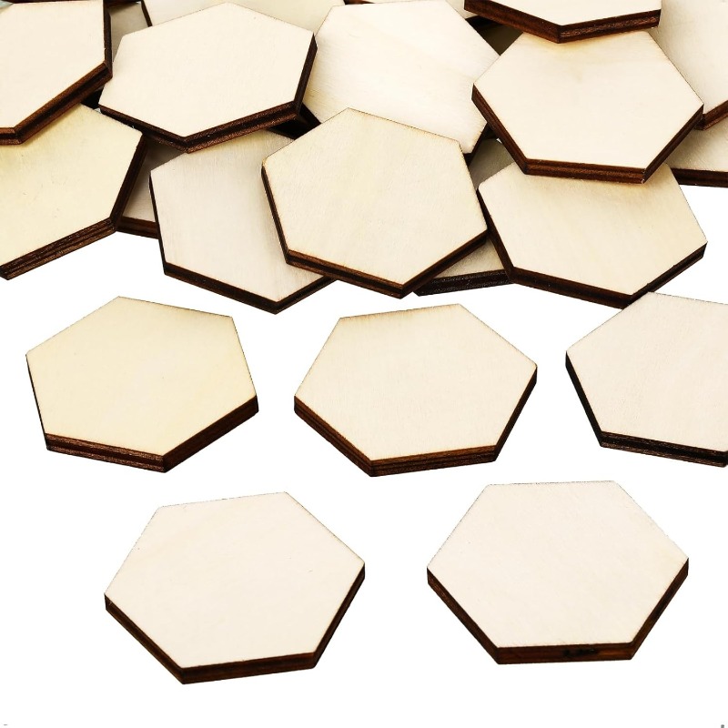 Craft Embellishments - 50 pezzi 4 cm pezzi esagonali