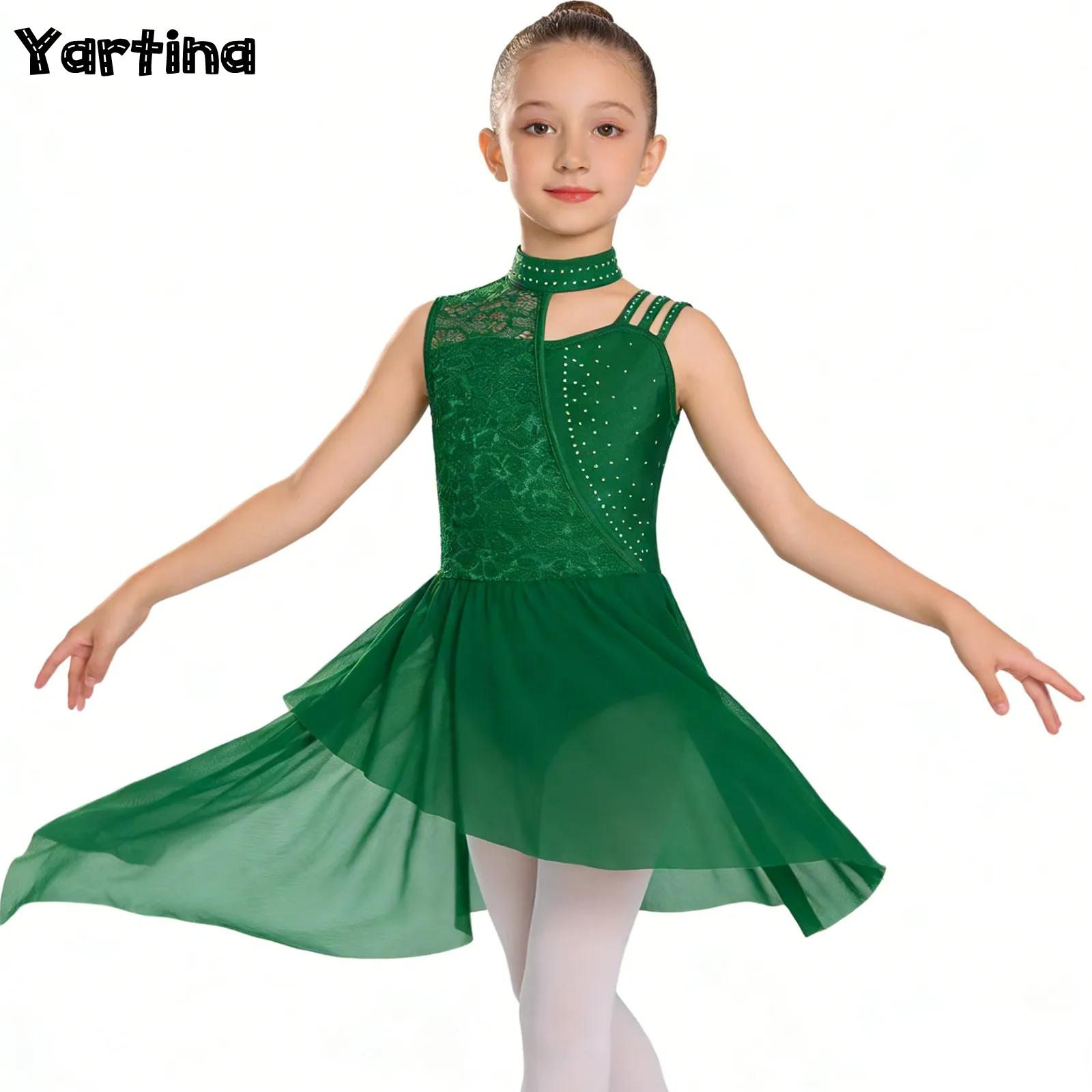 Rhinestone Banding Trim - Costume da balletto per bambina con