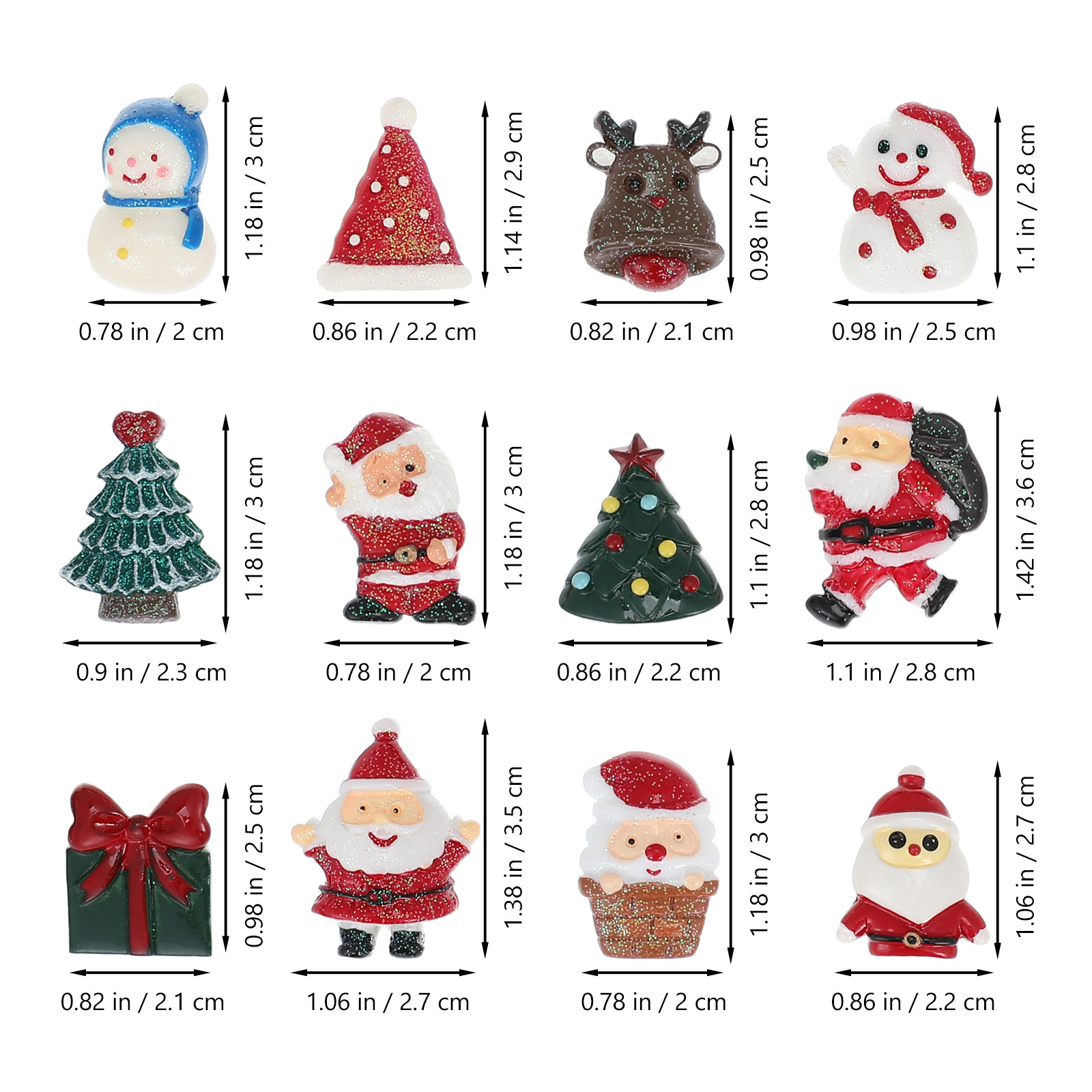 50 pezzi di ornamenti natalizi - Craft Embellishments recensione e prezzo