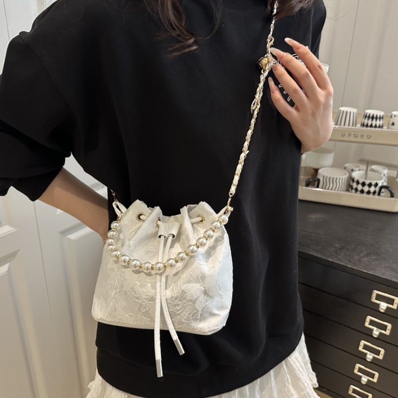 Elegante Borsa a Tracolla in P - Beaded Trim Fringe recensione e prezzo
