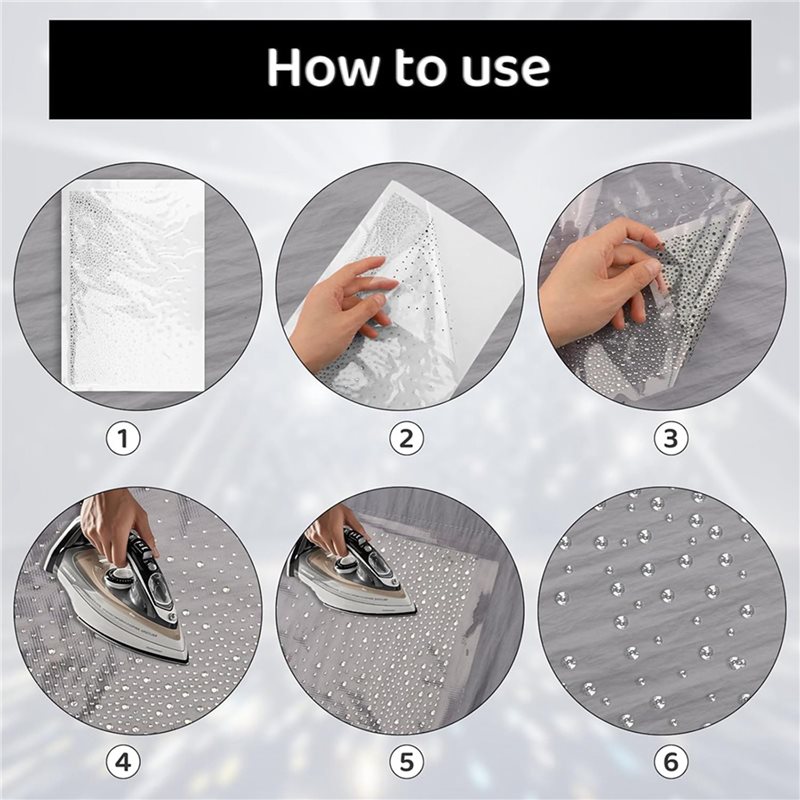 AB08-24 Fogli di Strass Termoa - Hotfix Rhinestone Sheet recensione e prezzo