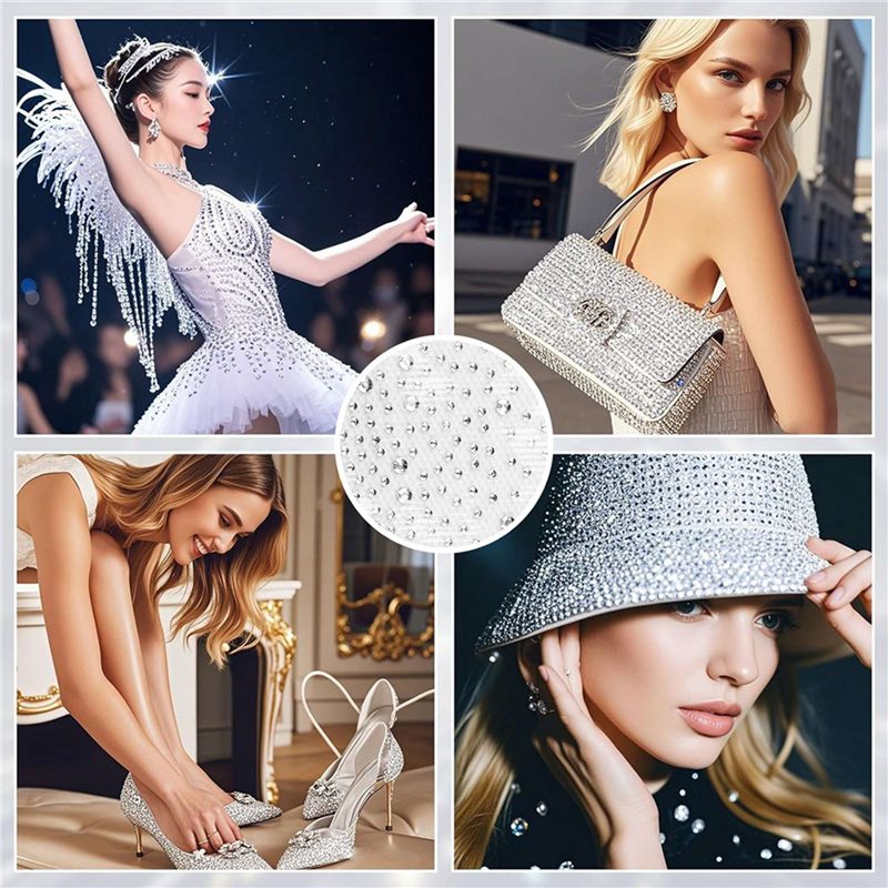 AB08-24 Fogli di Strass Termoa - Hotfix Rhinestone Sheet recensione e prezzo