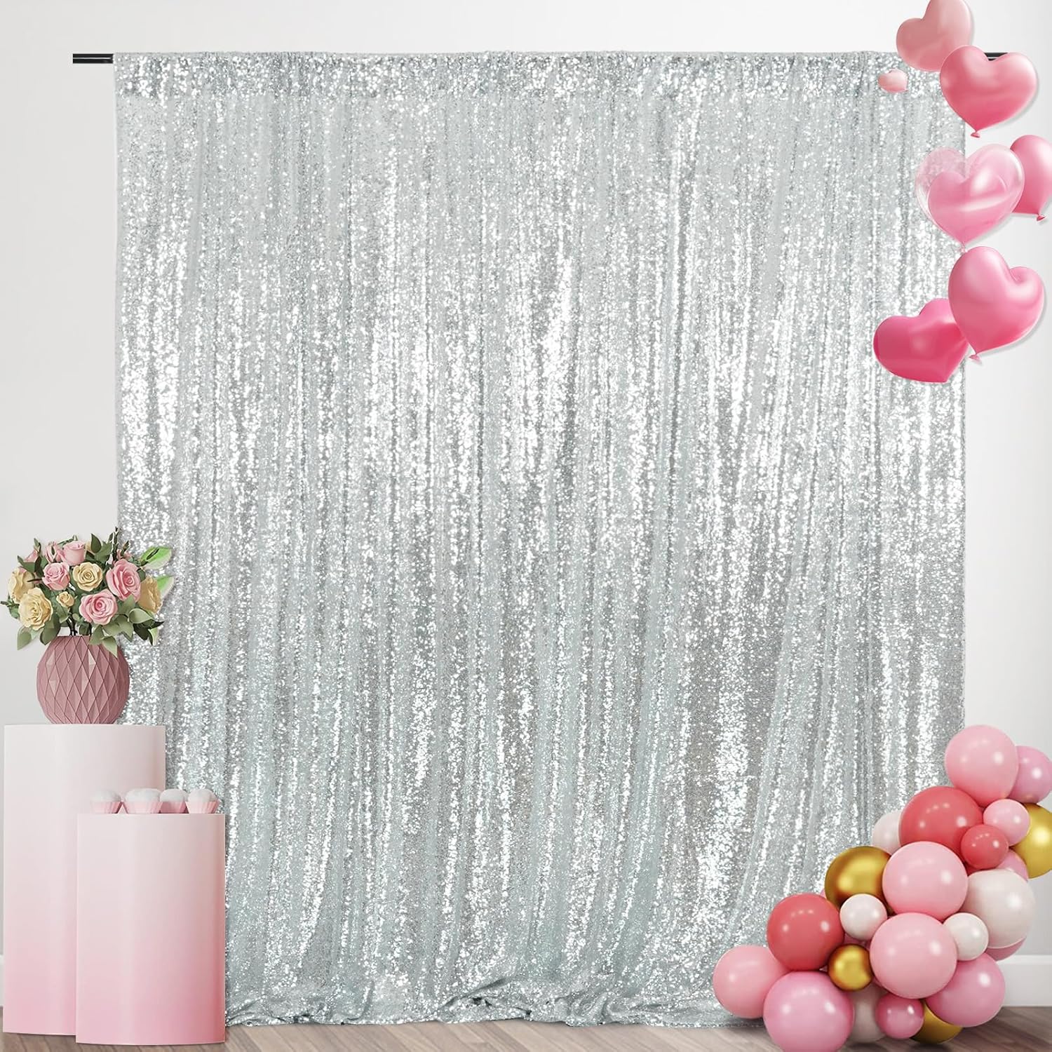 Tende di sfondo in paillettes  - Sequin Fabric Panel recensione e prezzo