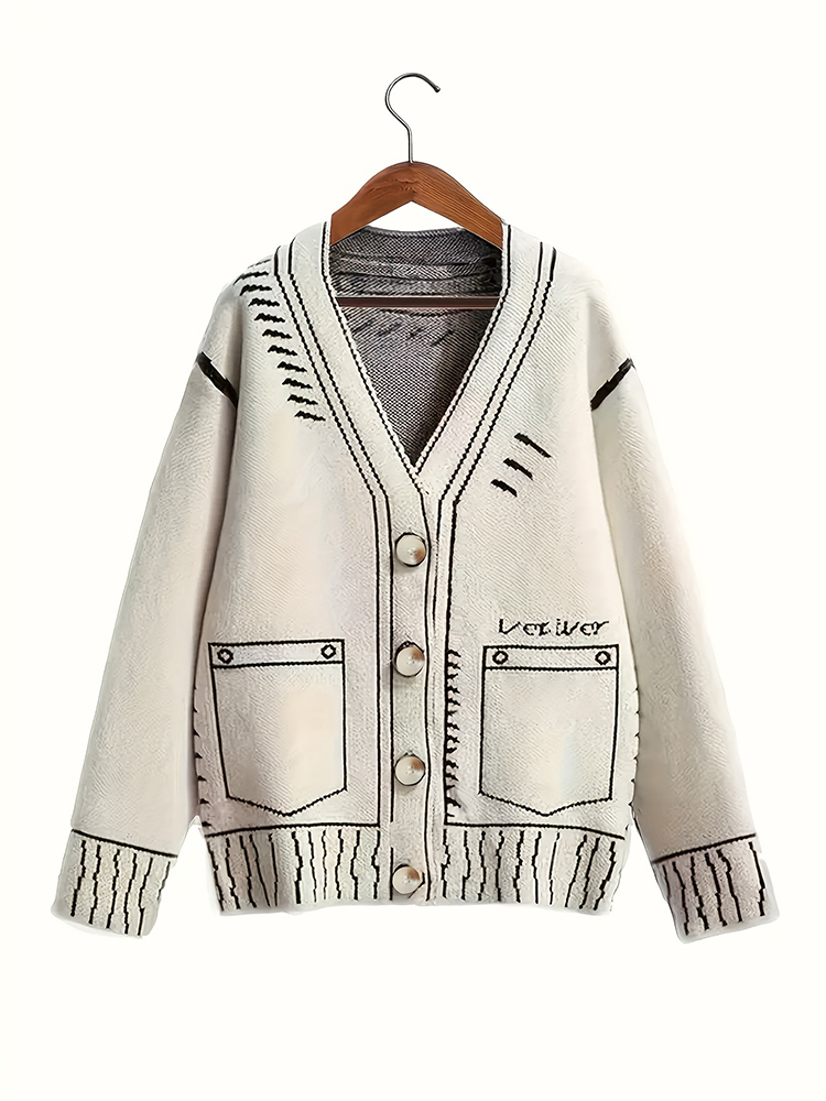 Cardigan abbottonato da donna  - Embellish Knit recensione e prezzo