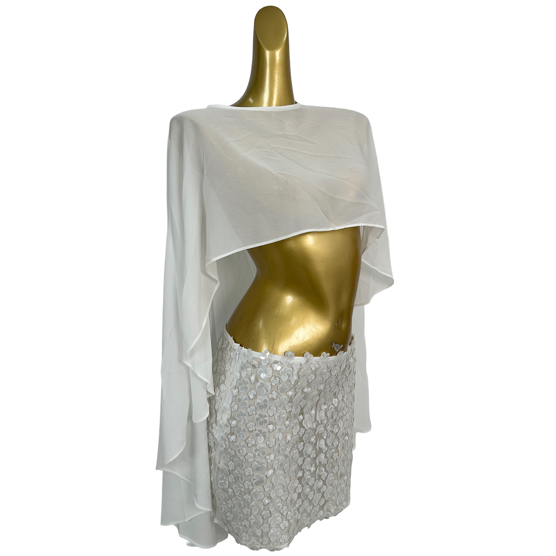 Set con Mantella in Chiffon Bi - Embellish Knit recensione e prezzo