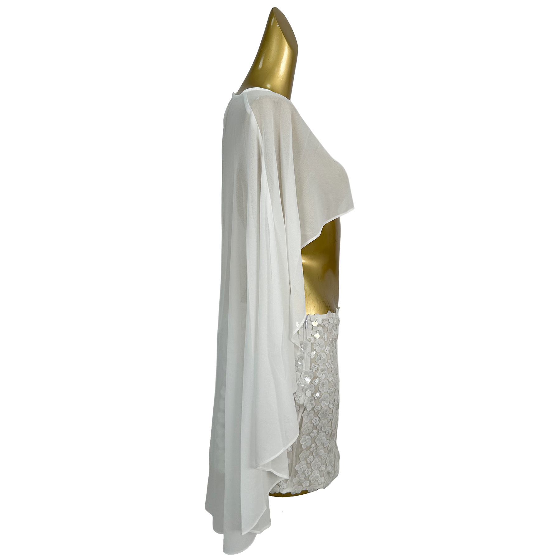 Set con Mantella in Chiffon Bi - Embellish Knit recensione e prezzo