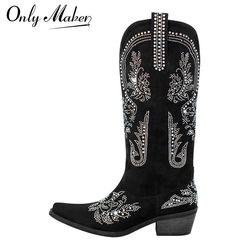 Onlymaker stivali da Cowboy oc - Sew On Rhinestone recensione e prezzo