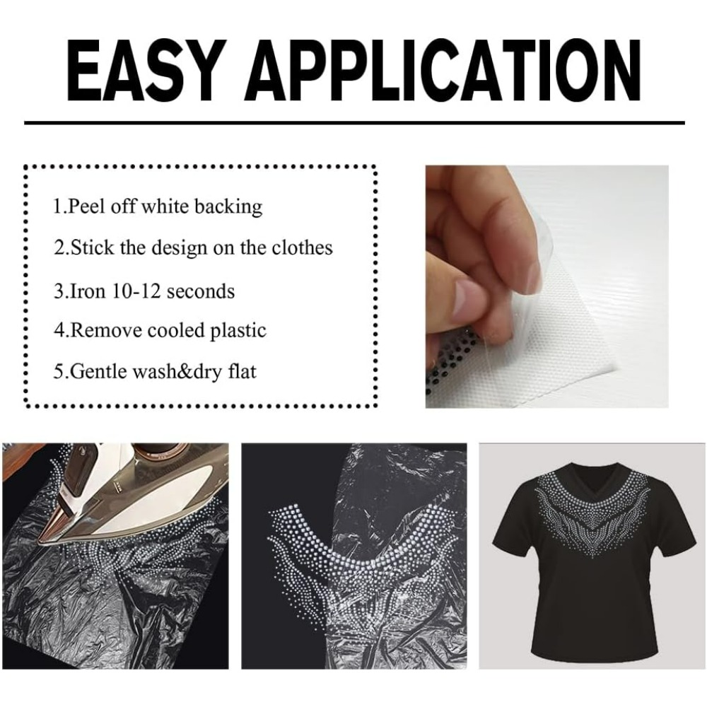 Modello di tuta da palestra Fe - Hotfix Rhinestone Sheet recensione e prezzo
