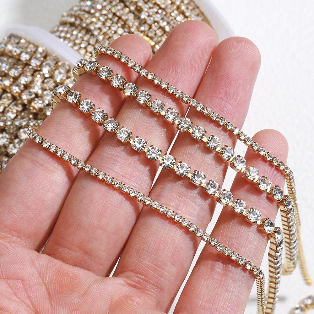Nessuna sbiadimento 1 metro ca - Sew On Rhinestone recensione e prezzo