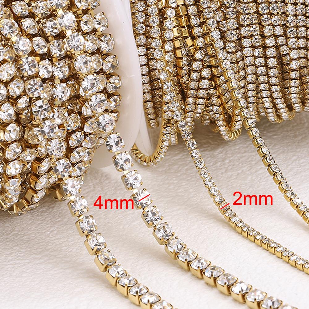 Nessuna sbiadimento 1 metro ca - Sew On Rhinestone recensione e prezzo