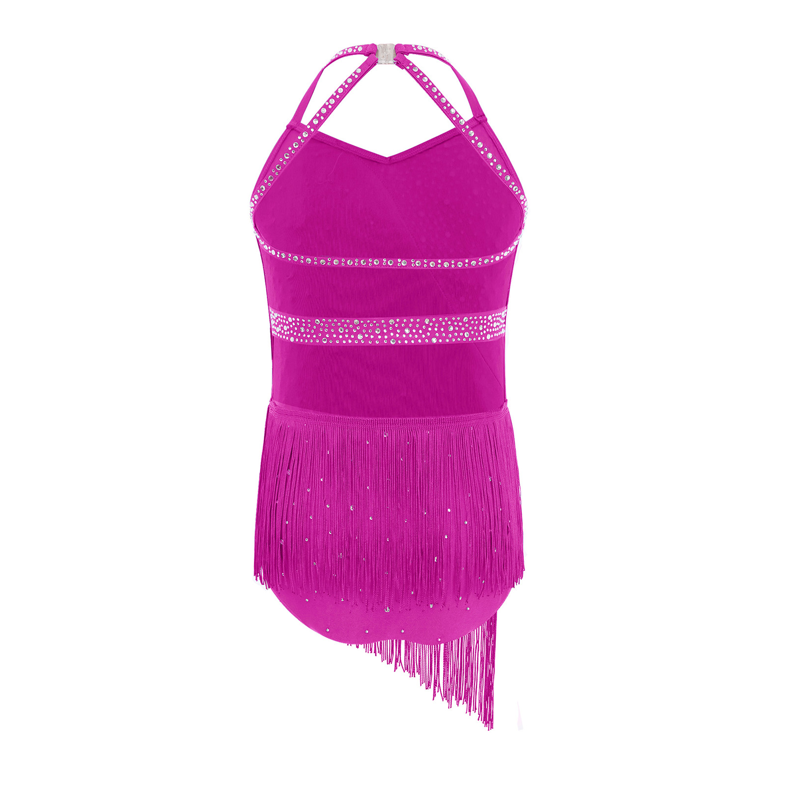Ragazze Nappa Ballo latino Bod - Rhinestone Banding Trim recensione e prezzo